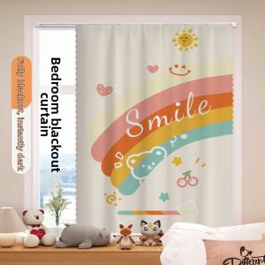 HUAJIANYU | Child Cartoon Light-blocking Curtain Small Window