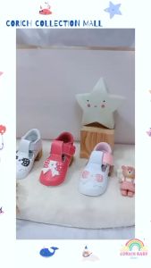 SEPATU BAYI - SEPATU BABY - SEPATU PREWALKER - A11 - SEPATU BALITA - SEPATU ANAK - ORIGINAL BRAND - CORICH BABY SHOES - BAYI USIA 0 - 11 BULAN - SEPATU SNEAKERS BAYI - BAYI BARU LAHIR - PEREMPUAN - BABY SHOES