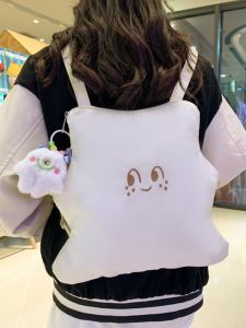 กระเป๋าเป้สะพายหลังผ้าไนลอนลายการ์ตูนสุดน่ารักสำหรับเด็กผู้หญิง กระเป๋าสะพายไหล่แบบสองข้างสำหรับเด็กนักเรียน กระเป๋าใส่ของใช้สำหรับเด็กนักเรียน