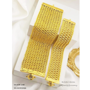 สร้อยข้อมือ เลสข้อมือ งานหุ้มทองคำแท้ 24k งานสวยพรีเมียม สวยเทียบทองแท้