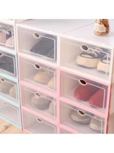  YYBAIO | Transparent Colorful Assemblable Shoe Storage Box