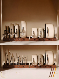 MODERN SWEETHOME | Vintage Adjustable Kitchen Storage Rack Multi-functional Counter Organizer