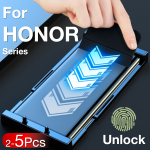 2-5Pcs For HONOR 200 100 90 80 70 60 50 PRO Magic 7 6 5 Pro 4 3 Screen Protector With Install Kit Not Tempered Glass