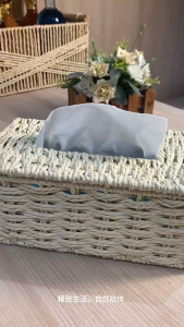 Homepeas® Rattan Tissue Box Vintage Napkin Holder