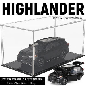 Toyota Highlander XSE Alloy Car Model 1:32 Shock Absorber Toy Realistic Automobile Collectible Model for Men And Women