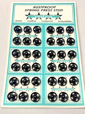1 vỉ nút bấm 36 cái loại tốt của Đức cỡ nút 10mm