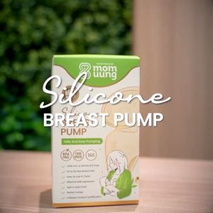 MOM UUNG Silicone Breastpump Pompa ASI Silikon / Penampung ASI Pumping Breast Feeding 120ml / BPA Free Food Grade / Momuung Bandung