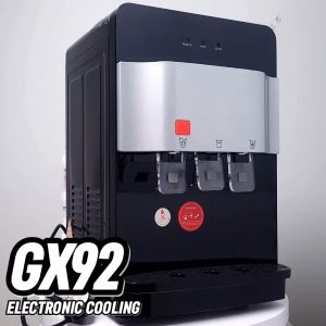 iPro GX-92 /FO-215T PENAPIS AIR 3 SUHU Table Top Mild Alkaline Water Dispenser Hot & Warm & Cold With 4 Halal Water Filter