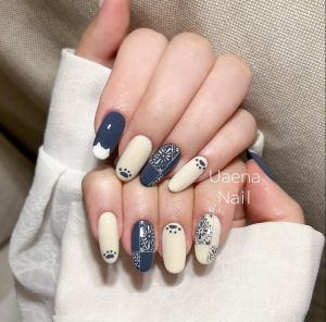 Kuku Palsu Nail Art Paw Kitty