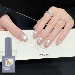 1-9PCS เนบิวลา Cats Eye GEL เล็บ 2025 ใหม่ยอดนิยมแฟลชกระจก Moonlight Porcelain สีขาวลูกปัดแก้วเล็บอุปกรณ์ศิลปะ