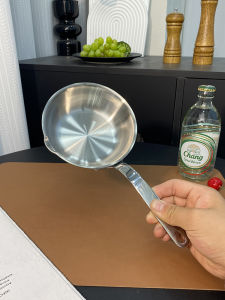 Unique Miniature 3-Layer Steel 304 Stainless Steel Frying Pan Compact Egg Fryer Auxiliary Food Oil Dripper Kitchen Cooking Utensil