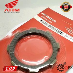 KAMPAS KOPLING HONDA 166 SUPRA GRAND LEGENDA WIN ASTREA ORIGINAL ASLI AHM PLAT PELAT KANVAS