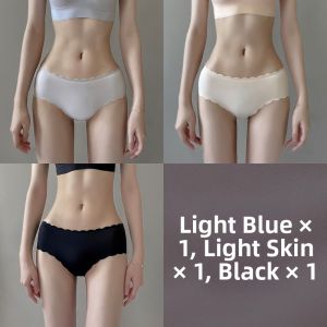 Summer Thin Seamless Comfortable Cotton Crotch Underwear 3 Pcs