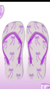 sandal jepit & kokop Coquette Wanita Cute Viral Termurah