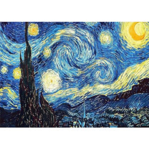 Van Gogh Starry Sky Paper Jigsaw Puzzle For Adults Rectangle 500 1000 1200pcs Home Decoration Wall Art Frameless Crafts Gift