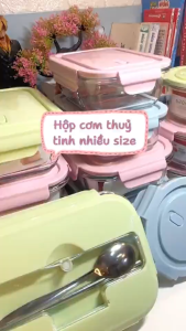 Xả Kho - Hộp Cơm Thủy Tinh Nhiều Size - Chịu Nhiệt - Chống Tràn - Đựng Thực Phẩm - Mang Cơm