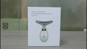 Facial Massager Red Light Beauty Device for Face and Neck Face Sculpting Wand with 7 Color LED Photon Skin Care Tool Ideal Gift