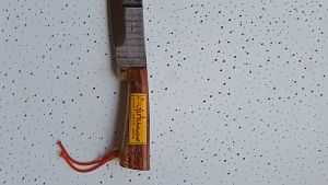 มีดโต้หัวตัดมีดหัวตัด ด้ามไม้เหล็กใบเลื่อยยาว16นิ้ว