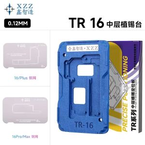 XZZ TR IP17 SERIES BGA Reballing Stencil IP Middle Layer Planting Tin Platform for IPX-17 ProMax Motherboard Middle Frame Repair