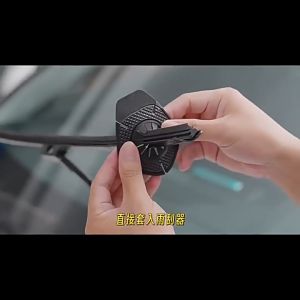 แขนด้านล่างกันฝุ่นที่ปัดน้ำฝนฝาครอบป้องกันที่ปัดน้ำฝนรถยนต์2ชิ้นมีโลโก้อเนกประสงค์