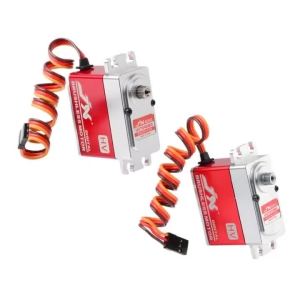 JX Servo BLS-HV7032MG /HV7046MG Brushless Motor Large Torge Full Metal CNC HV Digital Servo for RC Car Helicopter Drone Airplane