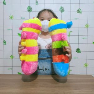 GỐI ÔM NGỦ HÌNH SÂU LÔNG VẢI LÔNG MỊN GÒN MỀM GỐI ÔM NGỦ CHO BÉ GIÁ SỈ