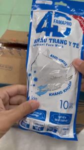 Khẩu Trang 4D Famapro - Thùng 300 Cái - Hàng Chính Hãng