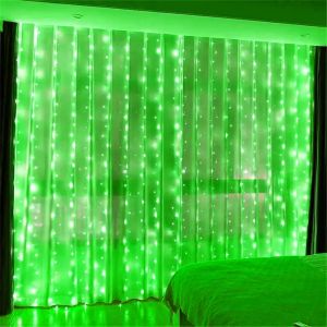 Garden Light String 8 Mode USB Curtain Light Wedding Christmas LED Garland Fairy Light Party Holiday Home Decoration Outdoor
