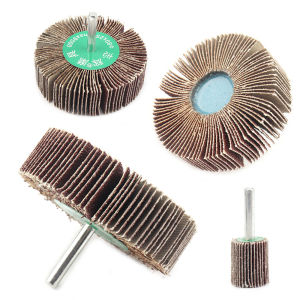 2Pcs 16-80mm Buffing Sandpaper Flap Wheel 60/80/120 Grit Abrasive Grinding Wheel Dremel Accessories with 6mm Shank For Drill