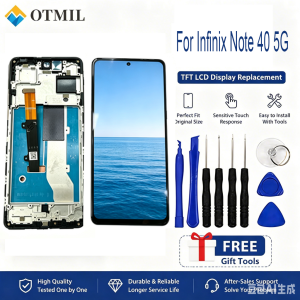 6.78" AMOLED For Infinix Note 40 5G X6852 LCD Screen Touch Digitizer Sensor For Infinix Note40 5G Assembly Display Parts