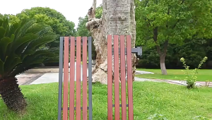 Outdoor Park Bench Anti-corrosion Wood Park Rest Chair Carbon Steel Leisure Bench Chair户外休闲椅