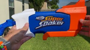 【SG Seller】SUPERSOAKER Nerf Super Soaker Rainstorm Water Blaster Drenching Water Blast Outdoor Water-Blasting Fun for Kids Teens Adults Easy Fill and Blast
