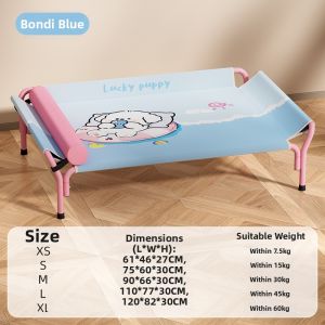 hipidog | Breathable Summer Cool Pet Cot Detachable Washable Easy To Clean