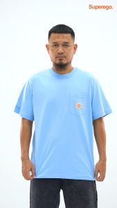 Superego T-shirt Ultimate Pocket Regular Fit Woven Sky Blue STUP01Q
