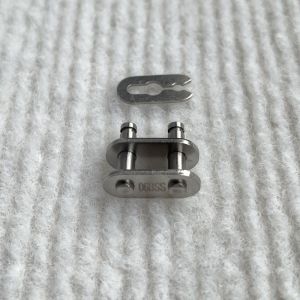 กุญแจโซ่สแตนเลส BSSCL06 3 จุด หัวเข็มขัดแบบมีชีพ หัวเข็มขัดแบบมีชีพ 08B10B โซ่สแตนเลส ชิ้นส่วนเครื่องกล ชิ้นส่วนโซ่