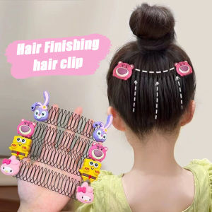 กิ๊ฟติดผมจัดหวีสำหรับเด็กในฤดูร้อนผมเสียลายการ์ตูนหวีสับจัดผมที่มองไม่เห็นสำหรับเครื่องประดับผมเด็กผู้หญิง