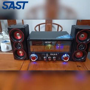 SAST 2.1Loa đa phương tiện loa Bluetooth loa siêu trầm kép (hỗ trợ kết nối Bluetooth thiết bị USB thẻ SDTV micrô)