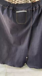 Váy chống nắng váy chống nắng xẻ tà jean nút bấm ống chân tránh gió thổi bay khi ngồi sau xe - Kim Yến Mẹ và Bé