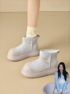 Josiny | Fleece-Lined Thick-Sole Winter Boots