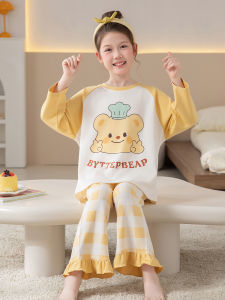 ANZHAOQI | Cotton Long Sleeve Sleepwear Set