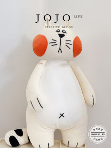 Đệm Đầu Giường Mèo Hoạt Hình Dễ Thương JOJOS L PD Grounds Đệm Đầu Giường Bằng Lông Vũ Mềm Mại Cho Ghế Sofa Đệm Đầu Giường Hình Mèo