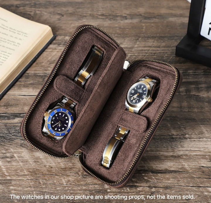 Da thật trường hợp đồng hồ xách tay 4/8 khe hộp hiển thị lưu trữ dụng ...