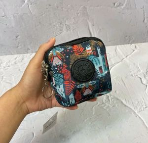 Dompet Koin Kp2019 Dompet Koin Ring Motif Kip Res 2/Dompet Kartu/Nylon Waterpprof IMPORT