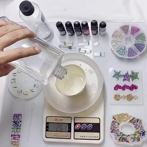 80g/Box Color Irregular Resin Filling Crushed Glass Stones For DIY Epoxy Resin Mold Jewelry Making Crystal Nail Art Decoration