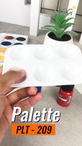TRG Palet Tempat Alas Lukis Cat Air Akrilik Poster PLT-209 - Watercolor Acrylic Paint Palette TRG