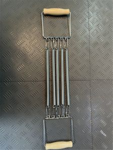 Wooden Handle Spring Power Training Equipment Chest Expander Chest Expander Fitness For Home Old-Fashioned Tension Band Pul-out Piece Spring Arm Exerciser