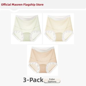 MiiOW | Antibacterial Pregnant Women High Waist Abdominal Control Four-Corner Underpants