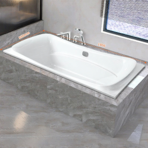 Anti-slip Pearl Bathtub 1.9m