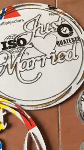 SONG HỶ JUST MARIED  size 40cm trang trí xe hoa