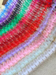 Phụ Kiện Ren Viền Gấp Đôi Viền Vàng DIY Thủ Công Ren Viền Ren Viền Hoa Viền Viền Quần Áo Viền Ren Viền Ren